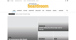 Desktop Screenshot of ethicalboardroom.com
