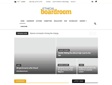 Tablet Screenshot of ethicalboardroom.com